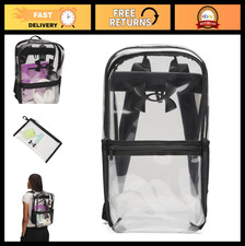 Clear Backpack for School, Travel  Sports - Durable, Lightweight, Water-Resista