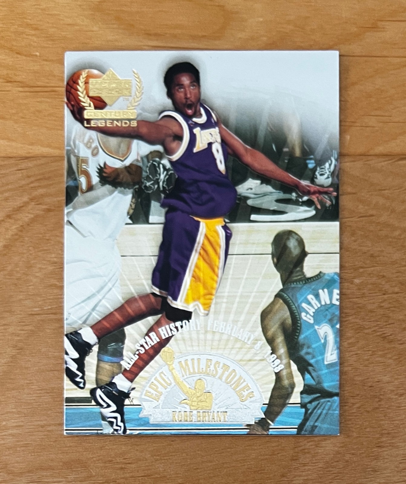 Kobe Bryant 1998-99 Upper Deck Century Legends Epic Milestones #EM9 Lakers Mamba