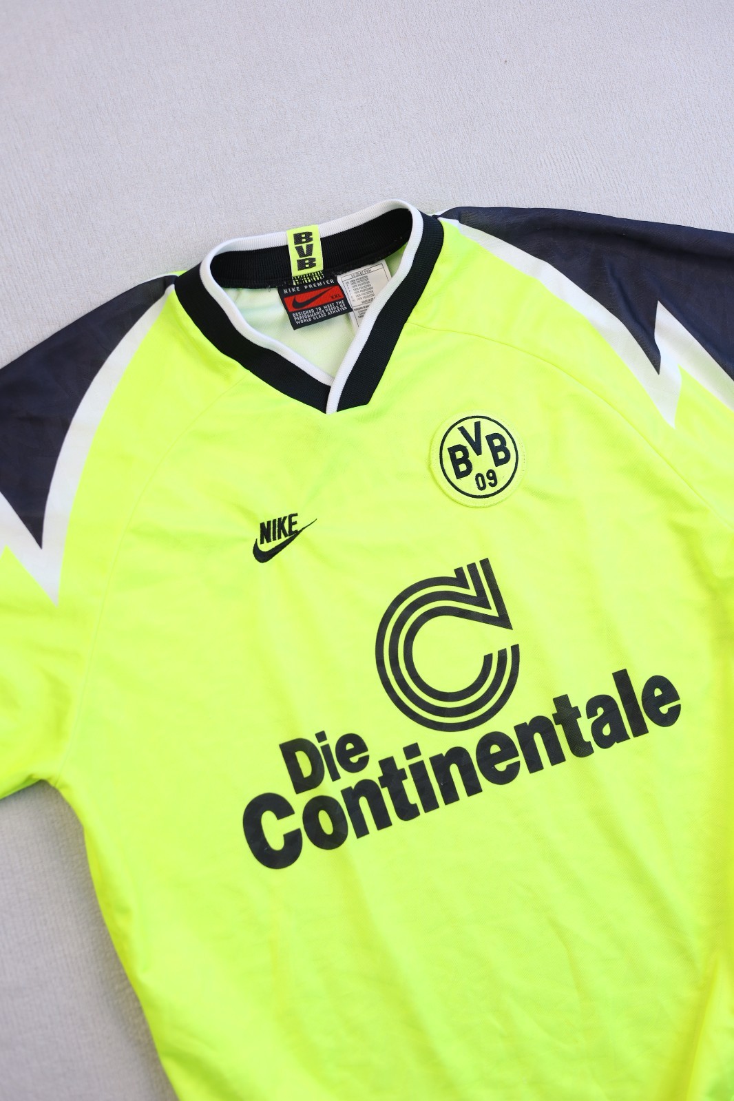 Vintage Borussia Dortmund 1995 - 1996 Home Jersey Nike Shirt size 2L XXL