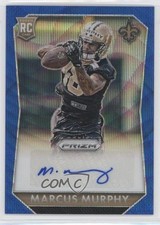 2015 Panini Prizm Rookie Signatures Blue Wave /100 Marcus Murphy #RS-MA Auto 4o5