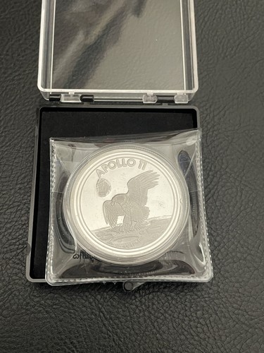 Apollo 11 Mondlandung 50th Anniversary 1969-2019 1 Oz. .999 Feinsilbermünze - Bild 2 von 7