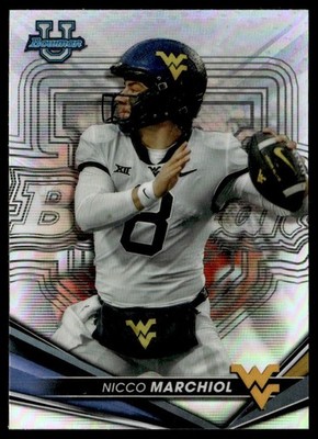 2022 Bowman's Best University Refractor Nicco Marchiol Rookie West Virginia