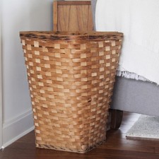 Vintage Extra Large French Flower Basket - 25"x19" Vintage Market Basket