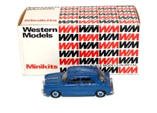 Western Models M3 Minikits White Metal Austin 1100 Kit 1/76 OO Built Boxed Blue
