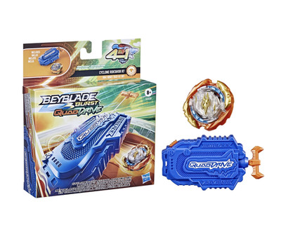 Beyblade Burst QuadDrive Cyclone Fury String Launcher Set, Battle Game Set