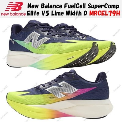 New Balance FuelCell SuperComp Elite V5 Lime Width D MRCEL79H Men's Size