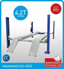 4 POST CAR LIFT / VEHICLE LIFT / WHEEL ALIGNMENT / RAMP/ WITH JACK BEAM/ 4200Kg