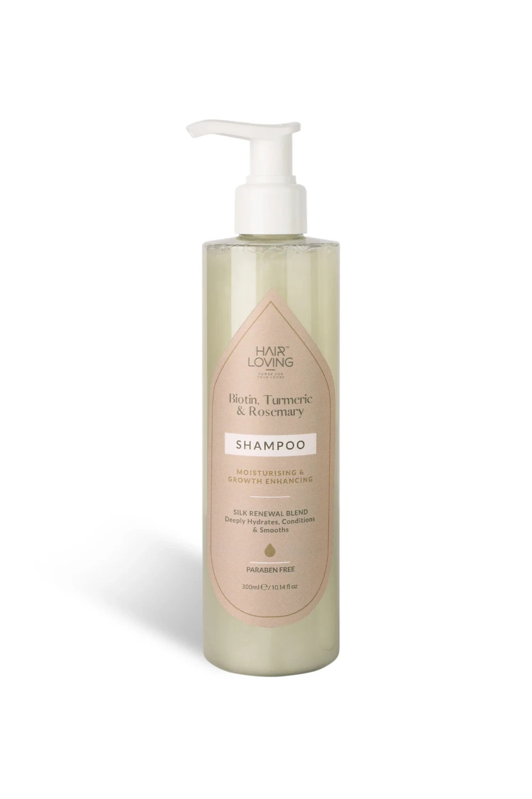 Hair Loving Biotin Turmeric Rosemary Shampoo 300ml Moisturising Hair Growth