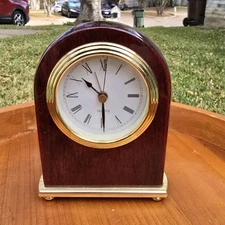 Unbranded Quartz Table Clock Mantle Alarm Clock Beeping Alarm Sound