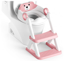 Potty Training Seat, Toddler Toilet Seat for Kids, Girls, 2 in 1 Potty