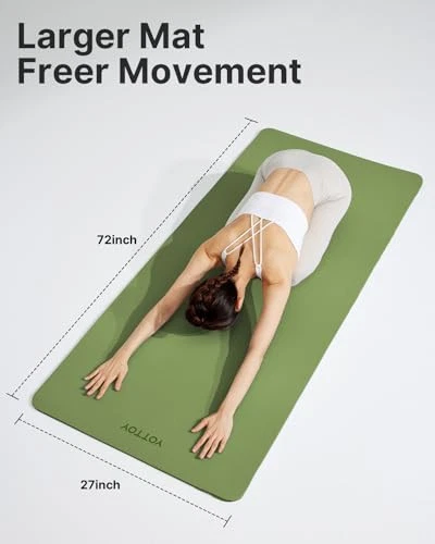 Non-Slip Hot Yoga Mat with Anti-Tear Technology, Eco-Friendly Natural Rubber, and Superior Grip for Enhanced Stability and Comfort During Yoga Practice Non-Slip Hot Yoga Mat with Anti-Tear Technology, Eco-Friendly Natural Rubber, and Superior Grip for Enhanced Stability and Comfort During Yoga Practice
