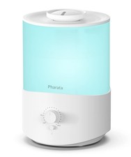 Humidifiers for Bedroom Large Room, 2.5L Cool Mist Humidifier with Essential ...