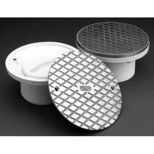 PROFLO PF42817 6" Brass Cover With 4" Adjustable Cleanout - Picture 2 of 3