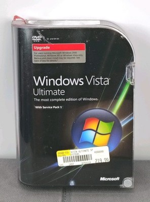 Windows Vista Ultimate Upgrade Edition (With Service Pack 1) 