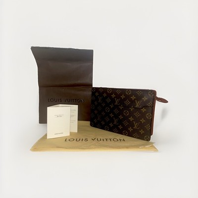 Auth LOUIS VUITTON Monogram Pochette Herren M51795 LV Original