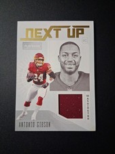 2020 Panini Playbook Next Up Antonio Gibson #NU-28 Jerseys (MEM RC) Commanders