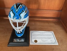 1995 Felix Potvin 2 Toronto Maple Leaf TD Mini Goalie Mask Vintage Autographed