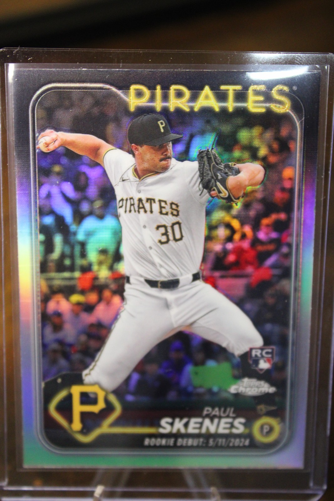 2024 Topps Update Chrome Paul Skenes Debut Refractor RC #USC27 Pirates ROOKIE