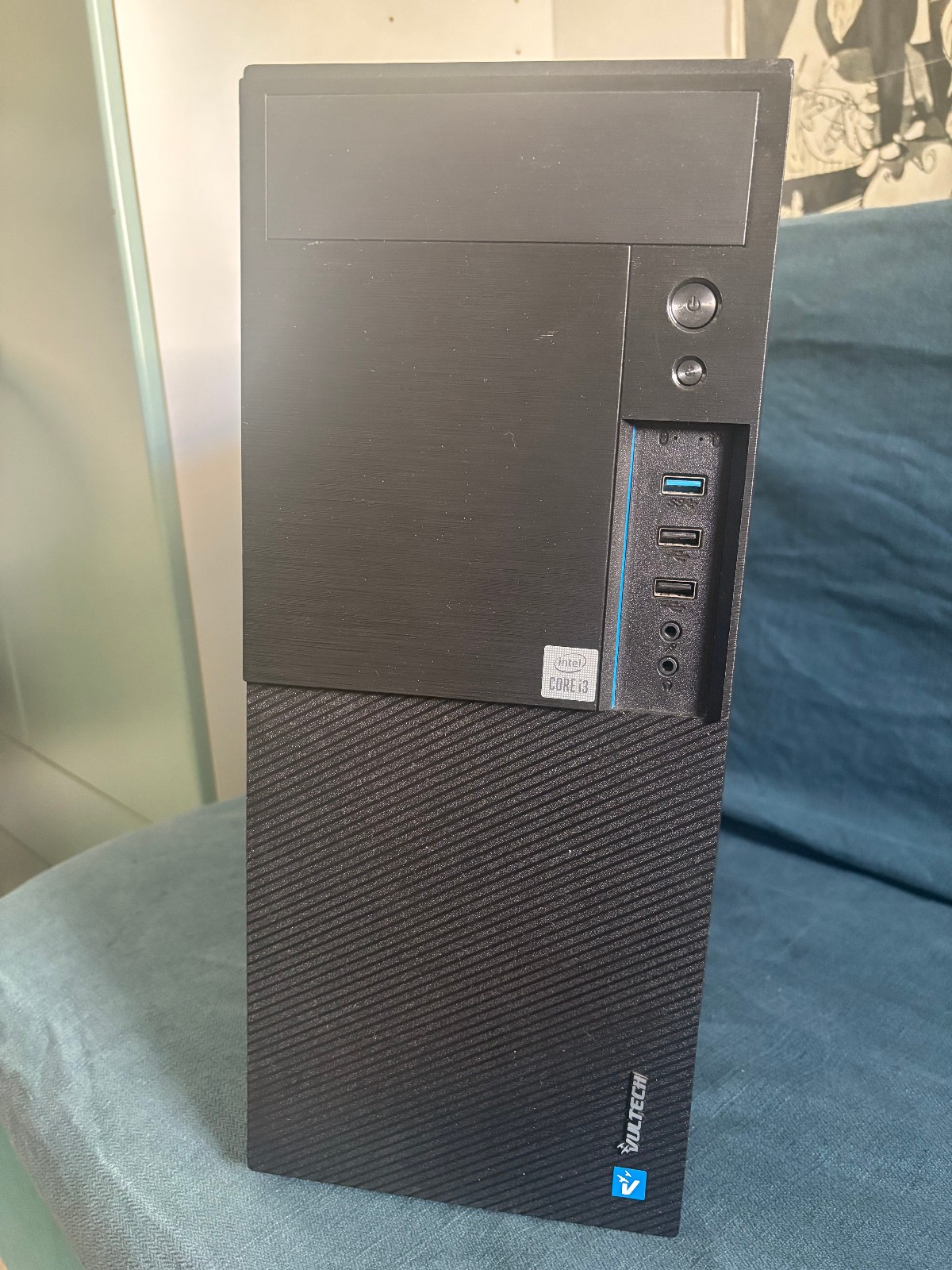PC Desktop CPU Intel i3 12th gen SSD 500Gb RAM 16Gb solo corpo maccina
