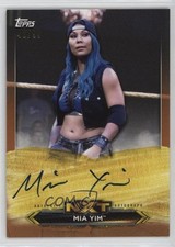 2020 Topps WWE NXT NXT Roster Auto Bronze /99 Mia Yim #A-MY Auto 1o52