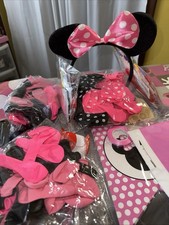DISNEY MINNIE Character Decorations Set /Banner /Balloon/Headband NEW/a lot  
