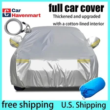 Fleece-Lined Car Cover Waterproof Snow Protection W/Zipper For Benz  C-Class
