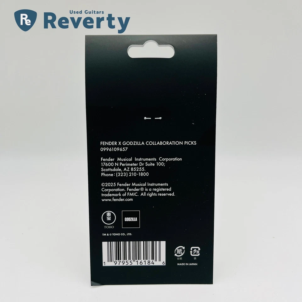 Fender Flagship Store Tokyo Limited Godzilla Collaboration Picks 351 12 Picks Foto 4 de 4
