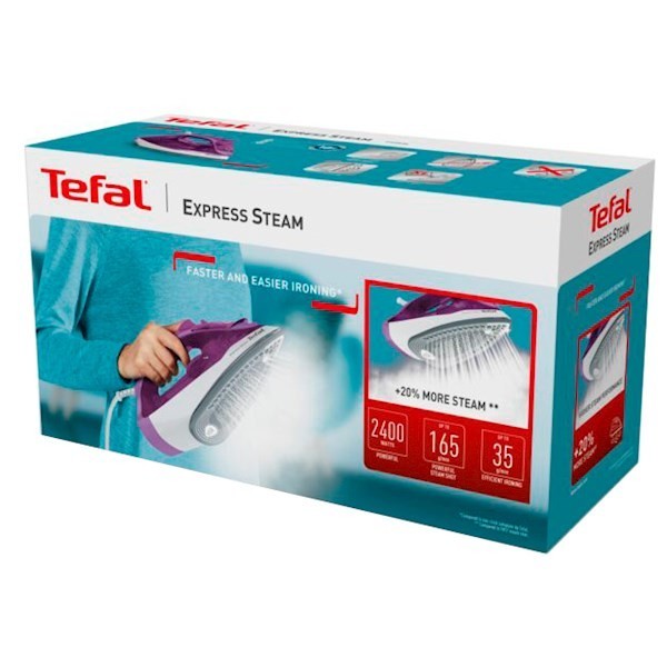 Tefal 2400W Steam Iron with Fast Heat Up and Easy Glide Soleplate 165g Boost-image