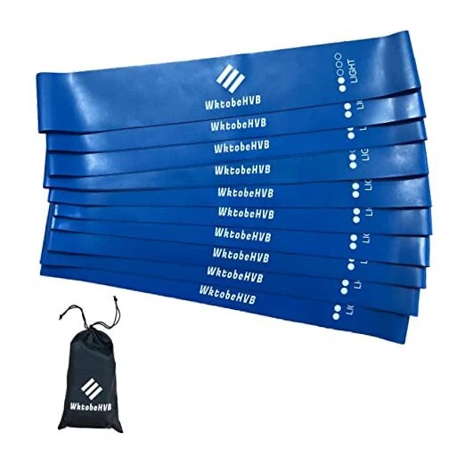 Resistance Loop Exercise Bands-5/10 Pack-10/12 Inch Stretch Bands for Working