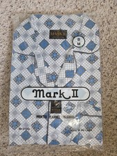 Brand New Vintage Mark II Men's Designer Printed Pajamas Set Size Medium AOP