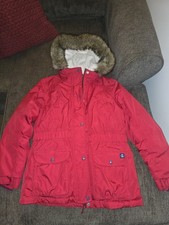 Lands End Girls Expedition Down Parka Size M 10-12