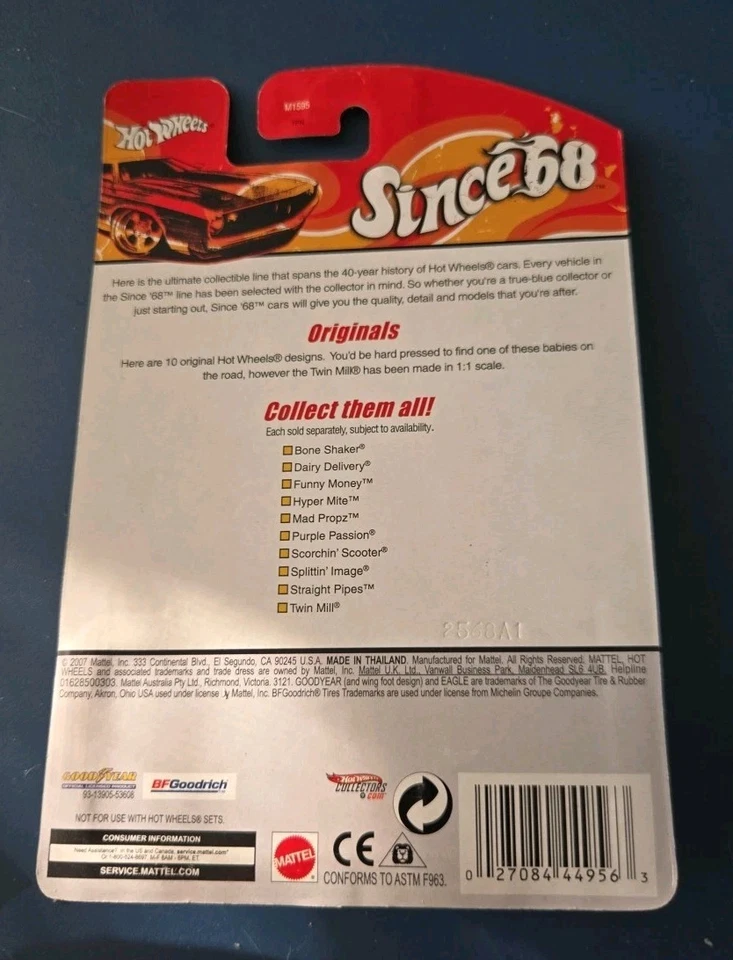 Hot Wheels 2008 Since '68 Series- Clássicos - Caminhão blindado com dinheiro engraçado - Imagem 4 de 4