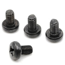 Stainless Screws For Mercedes S550 License Plates Set Of 4 Black Rear