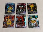 6Pikachu Pokémon Card Holo GX VSTAR VMAX GX EX Cosplay Art - READ DESCRIPTION