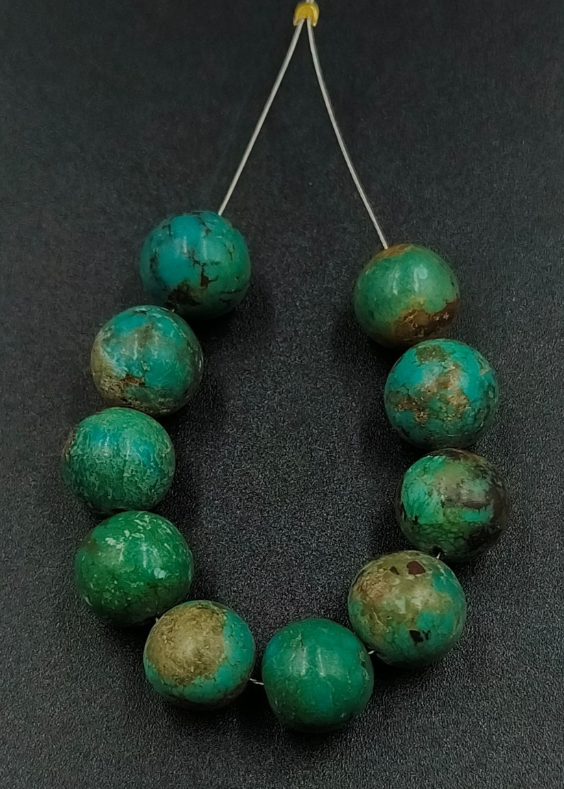 Tibetan Turquoise Round Shape Beads Vintage Jewelry Turquoise Beads Gemstone