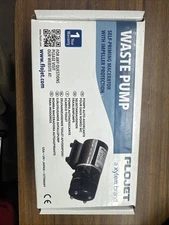 NEW Flojet Xylem 18550000A 13 GPM RV Self Priming Macerator Waste Pump