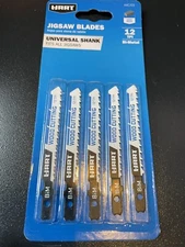 Hart Jigsaw Blades 12 TPI HACJ03 Bi-Metal “Universal Shank” Fits All JigSaws