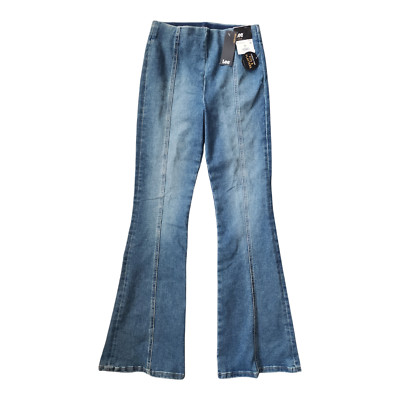Lee Heritage Womens Pull On Bootcut Stretch Jeans Blue Mid Makeover SIZE XS NEW