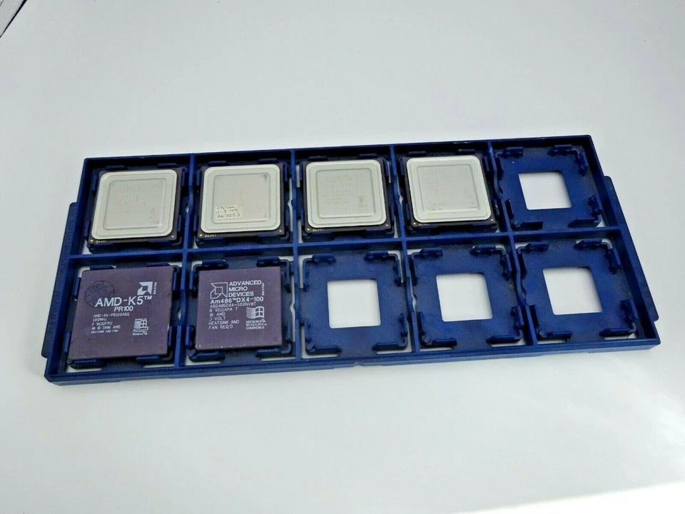 AMD, Cyrix, IBM, Intel -  Vintage Retro Legacy Collectors CPU's - Image 3 of 4