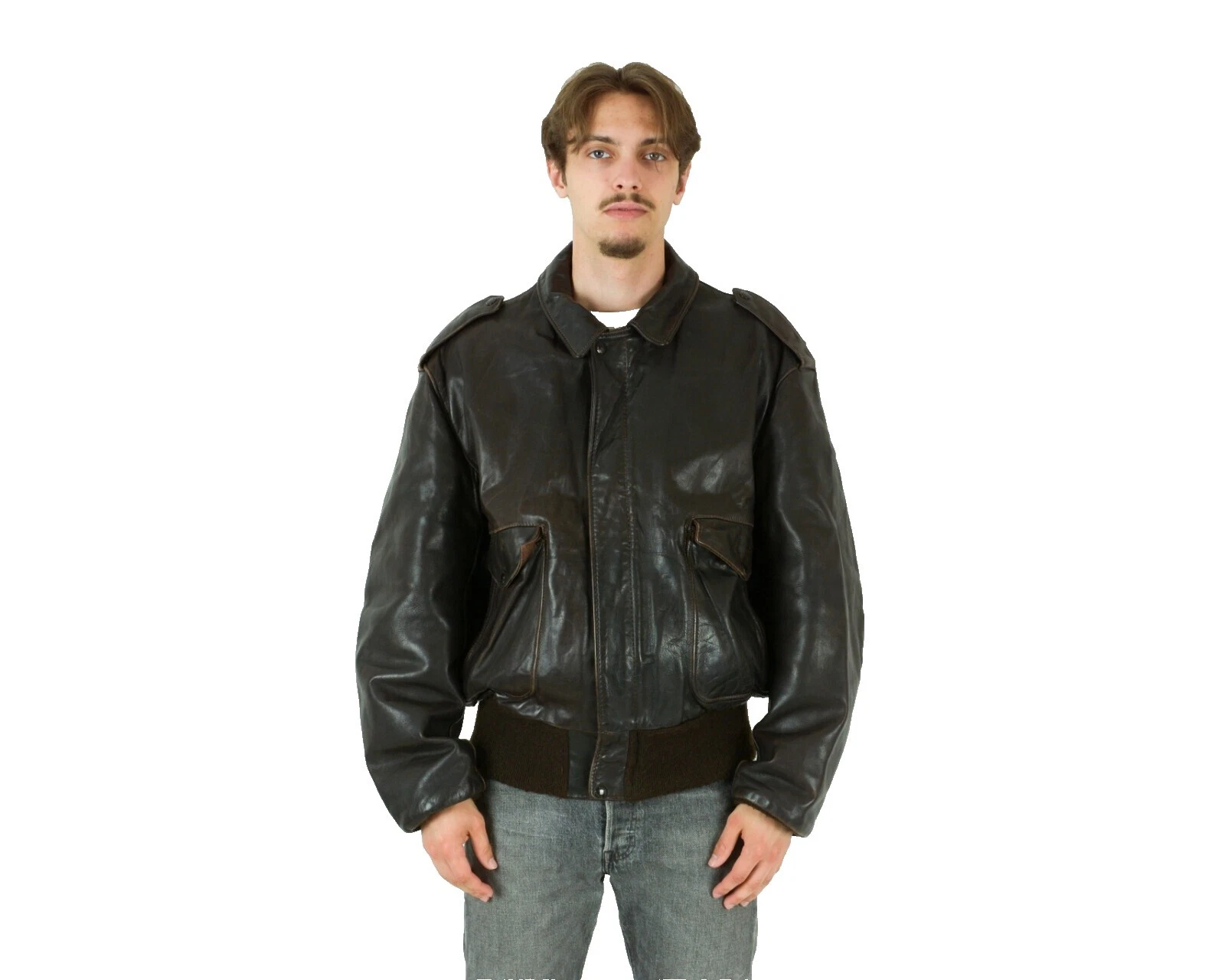 Ocasión especial abrigo abrigos y chaquetas vintage de cuero para hombres