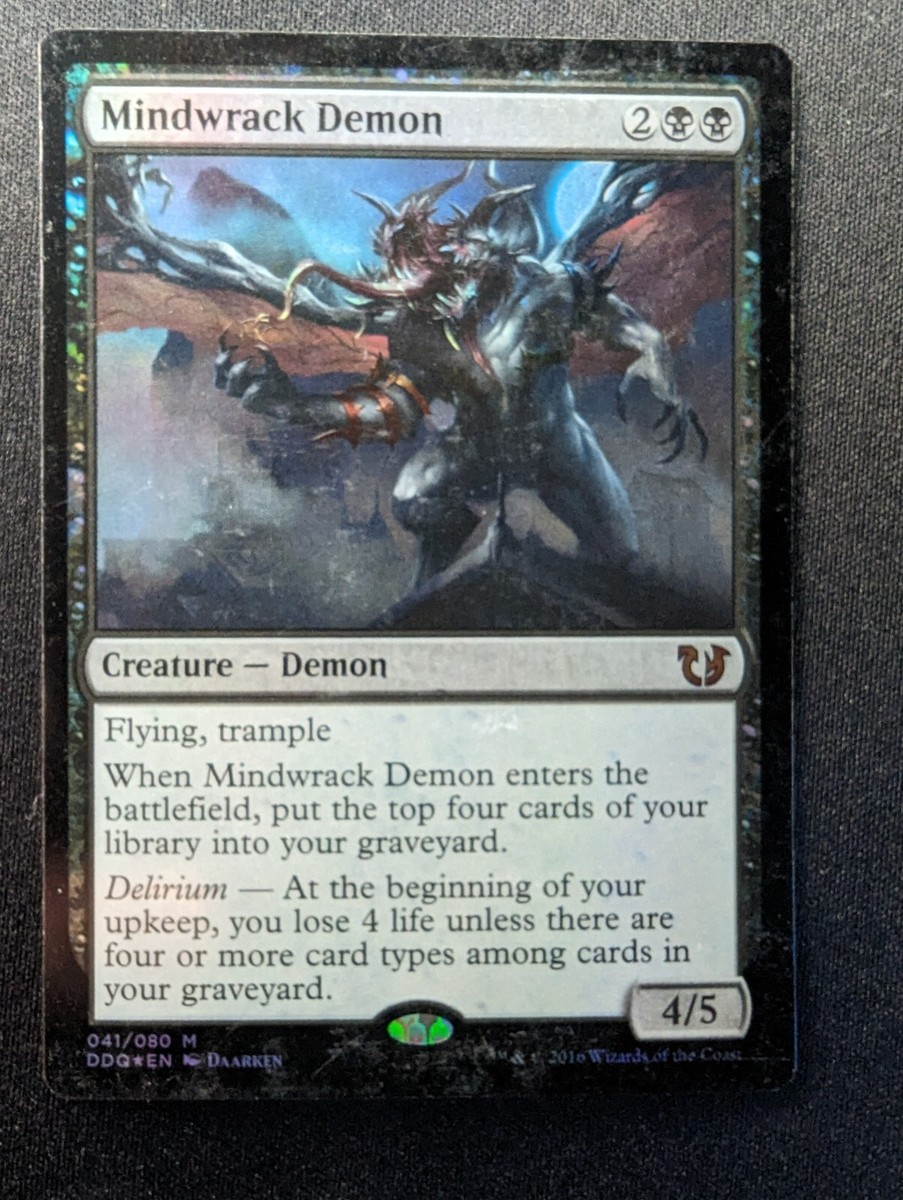 MINDWRACK DEMON FOIL #41 MTG Duel Decks: Blessed vs. Cursed | eBay MINDWRACK DEMON FOIL #41 MTG Duel Decks: Blessed vs. Cursed | eBay