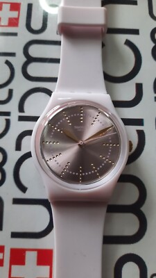 アナログ腕時計 SWATCH ARCHIMIX ONCE AGAIN Women's Urethane Watch GP148 Swatch Guimauve GP148 Standard Gents 34mm Silicone Pastel