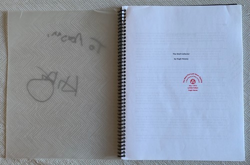 The Shell Collector by Hugh Howey SIGNED best Pot Luck - Early Manuscript Wool - Picture 2 of 11