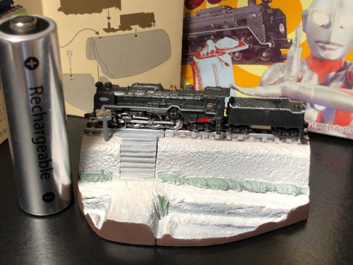 Kaiyodo Time Slip Glico Miniture Diorama Figure Steam Locomotive C62-2 z2 - Picture 2 of 11