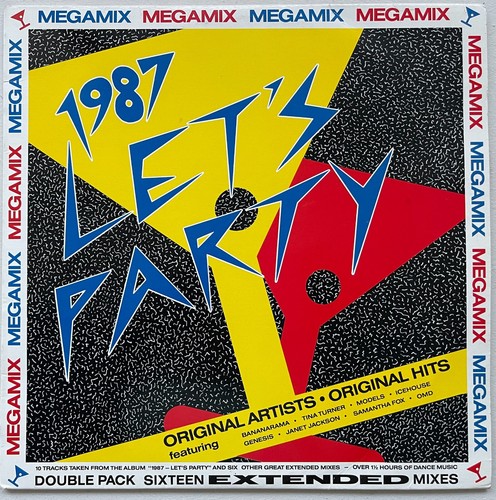 MODELS/THE REELS/ICEHOUSE/GENESIS 1987 Let's Party Megamix 2LP 1987 OZ EMI EX/EX