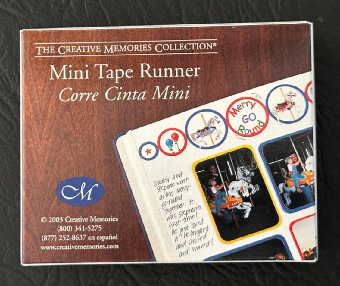 Creative Memories MINI TAPE RUNNER ~ 20 feet ~ double-sided adhesive ~ NIP
