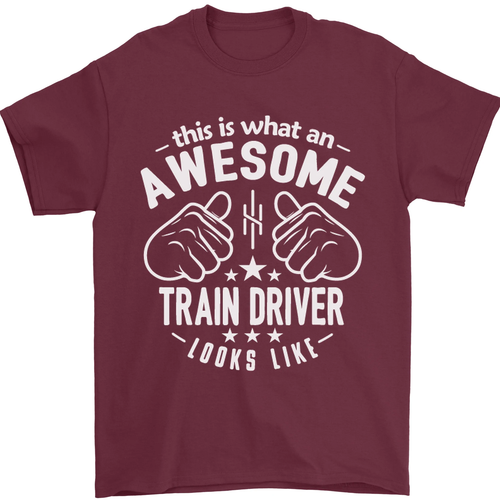 Un Stupenda Treno Autista Looks Like T-Shirt 100% Cotone - Picture 100 of 102