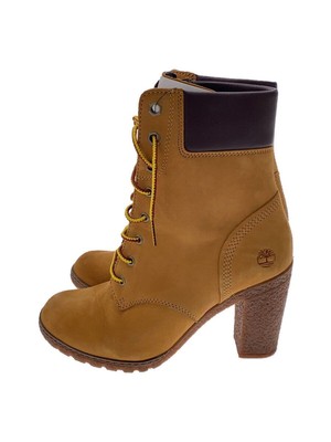 Timberland lace up boots 23.5cm Camel a2534 Used | eBay