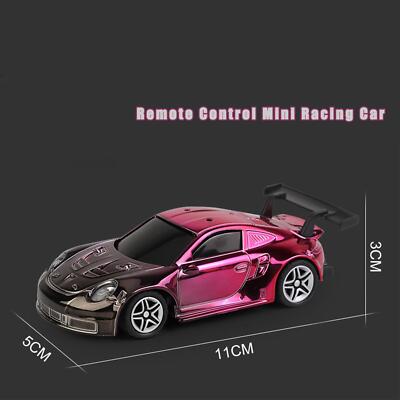 1/43 RTR RC Racing Mini Car Electric Model LED Lights Radio Toy for Children