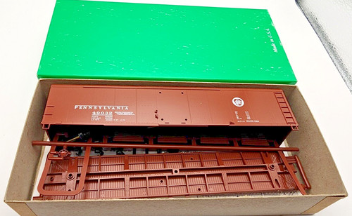 Bowser HO 50' techo redondo puerta única Boxcar PRR Circle Keystone #55421 | Zustand: New